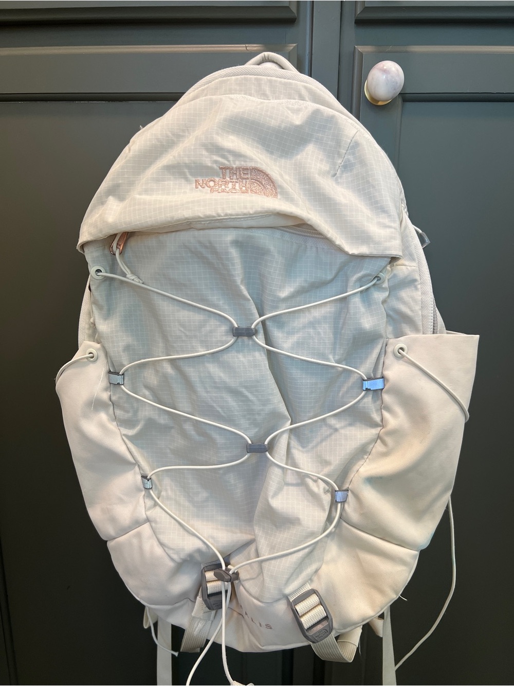 The North Face Women's cream Bungee Front Daypack
